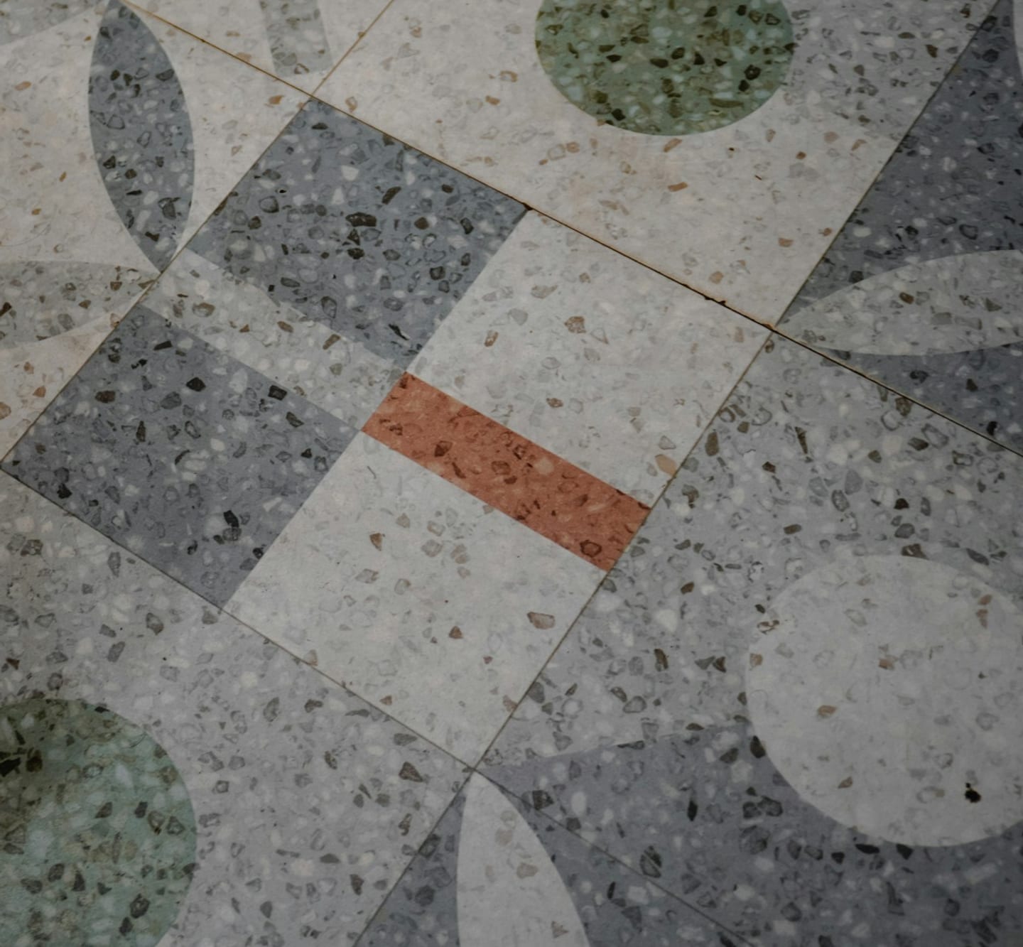 Restored terrazzo residence floor